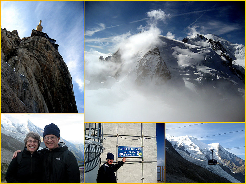 The French Alps - Chamonix Photo Collage