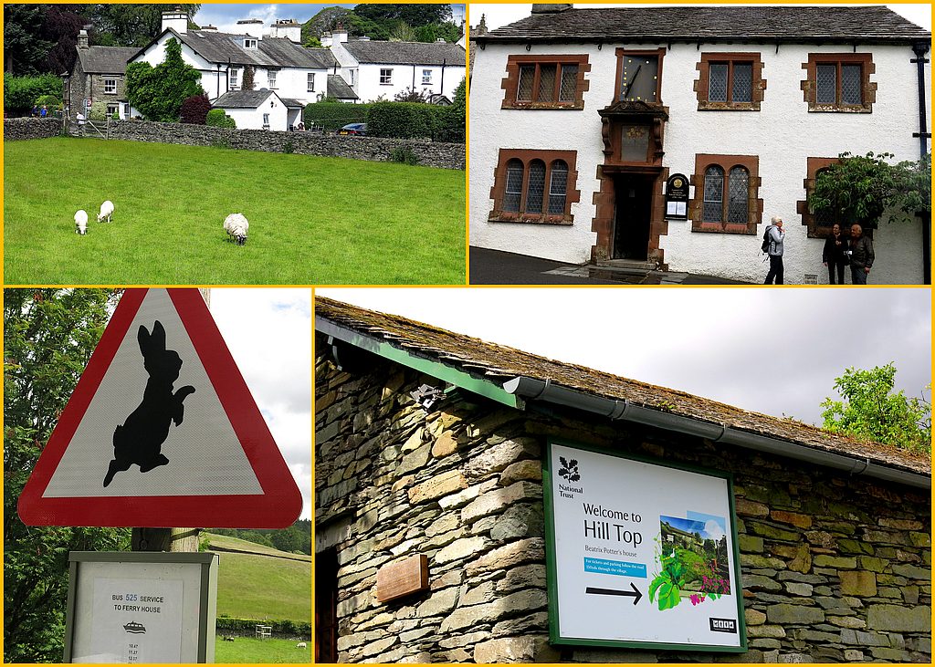 Photo Collage Hawkshead - Peter Rabbit, Beatrix Potter & Scholars