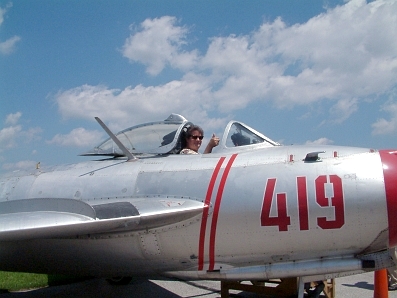  My brother Dale in a MIG-17