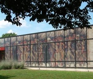 Mural, Valley Forge National park visitor center
